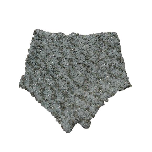 Free People Intimately Scrunch Up Shorts Size S Chambray Combo High Rise Comfy - Picture 4 of 6